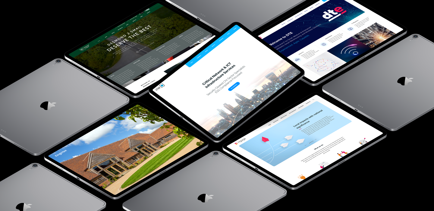 website designs on ipads